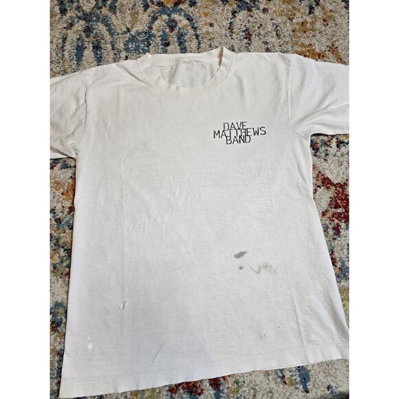 Vintage 90s Dave Matthews Band T-Shirt Could I Have Been Anyone Sz S/M THRASHED - Picture 3 of 9